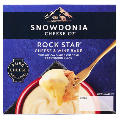 Snowdonia Rock Star Cheese & Wine Bake with Vintage Cheddar and Sauvignon Blanc 150g