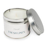Pintail Fresh Linen candle 225g, imported from the UK