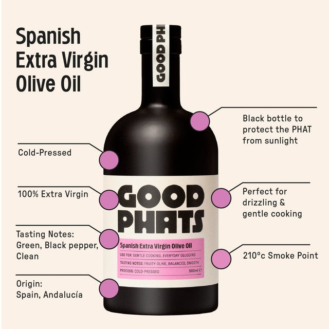 Good Phats Spanish extra virgin olive oil 500ml - British product