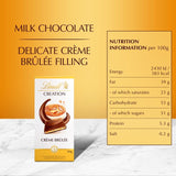 Lindt Creme Brulee chocolate bar 150g, UK version