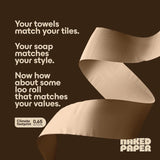 Naked Paper unbleached bamboo toilet paper extra long (British brand)