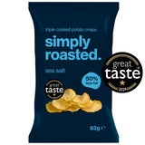 simply roasted sea salt crisps 93g (British brand)