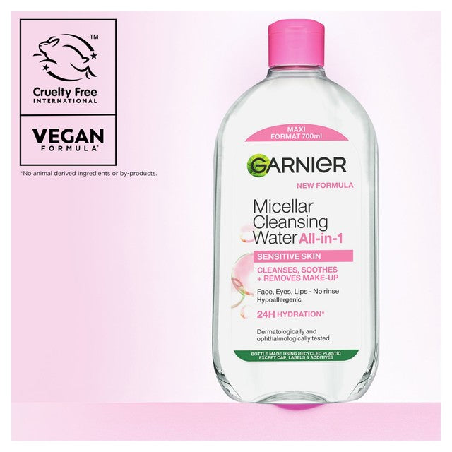 Garnier micellar water sensitive skin 700ml, UK version