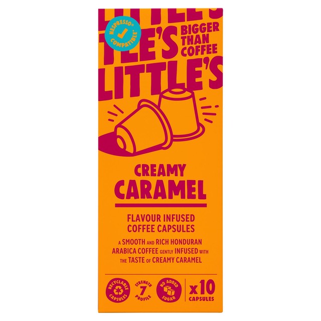 Little's creamy caramel coffee capsules 10 per pack, UK version