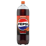 Pepsi Max Tropical 2L soft drink (British brand)
