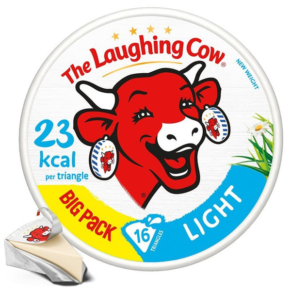 The Laughing Cow Light Spread Cheese Triangles Spreadable Cheese 240g