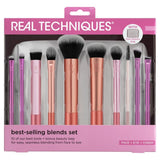 Real Techniques brush set best selling blends 10 piece, imported from the UK