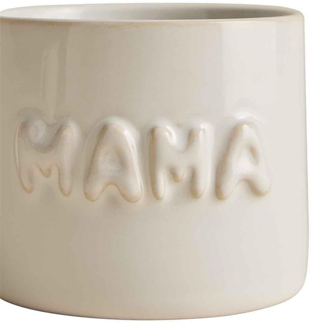M&S Mama slogan stoneware mug natural (British brand)