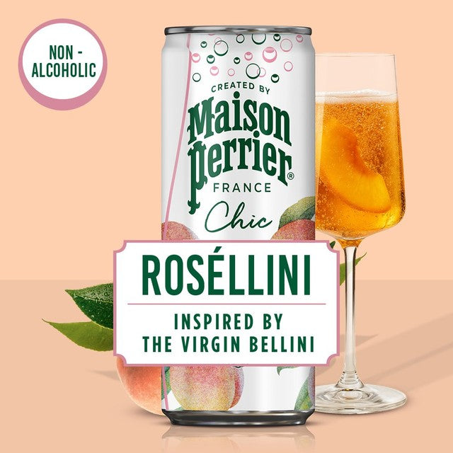 Maison Perrier sparkling drink Rosellini 250ml (British brand)