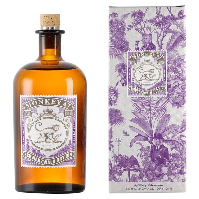 Monkey 47 Schwarzwald Dry Gin 50cl, imported from the UK
