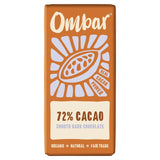 OMBAR 72% cacao organic vegan dark chocolate 70g, imported from the UK