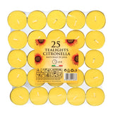 Price's Candles citronella tealights pack of 25, imported from the UK