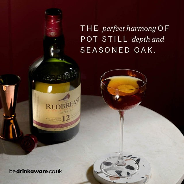 Redbreast 12 Year Old Irish Whiskey 70cl, imported from the UK
