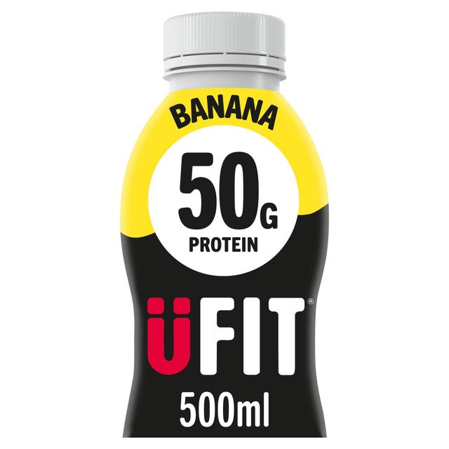 UFit banana protein milkshake 500ml (British brand)