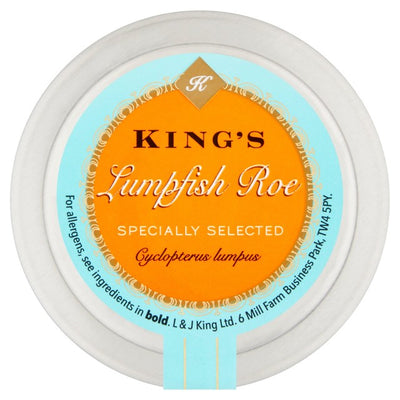 M&S Kings Caviar Style Lumpfish Roe Black Fish Roe 100g- Buy online at McGrocer