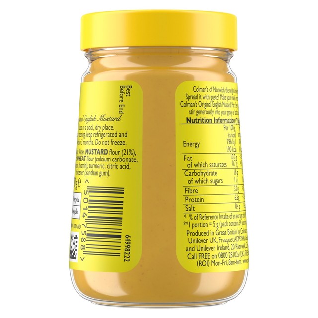 Colman's Original English Mustard 170g - British product