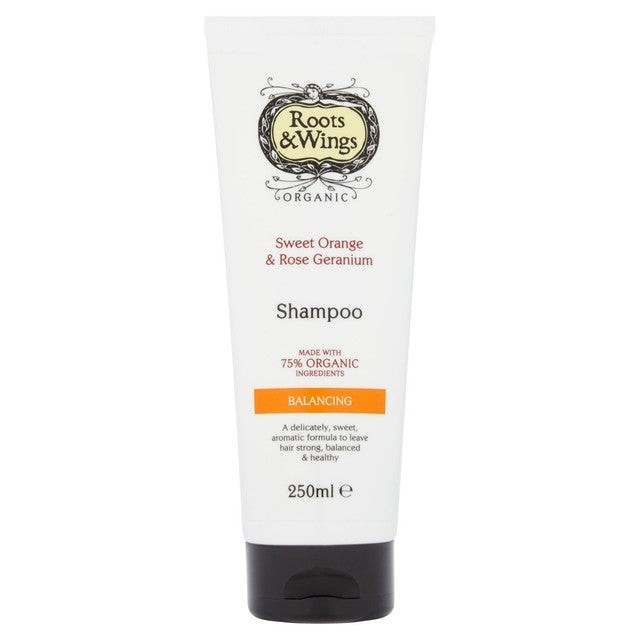 Roots & Wings organic shampoo 250ml, imported from the UK