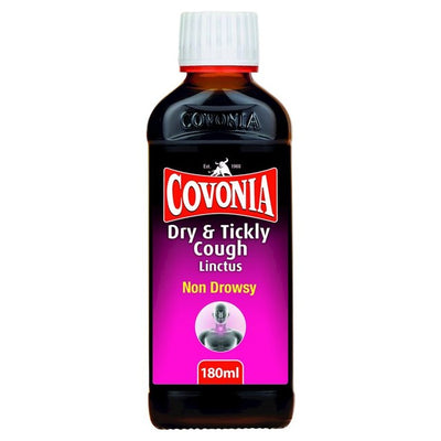 M&S Covonia Dry & Tickly Cough Linctus Oral Solution 180ml- Buy online at McGrocer