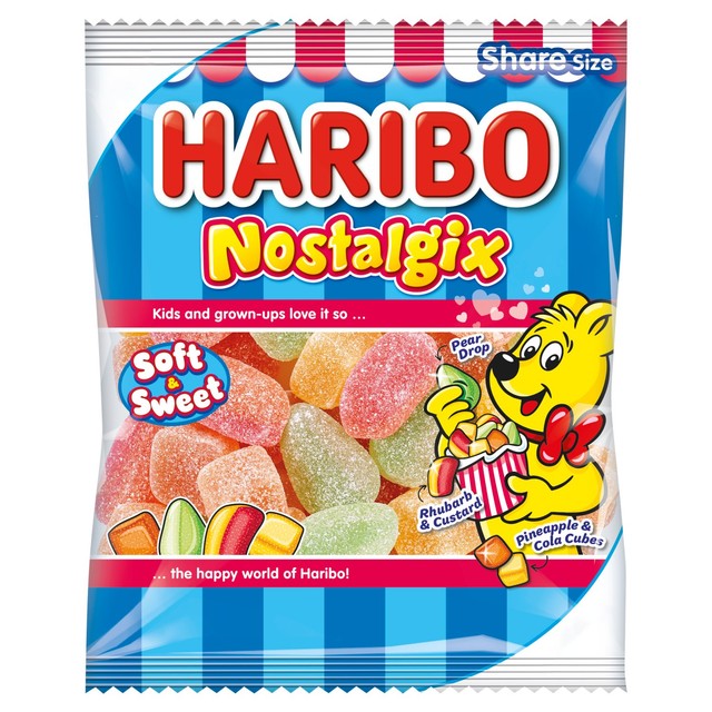 Haribo Nostalgix sweets mix 160g, UK version