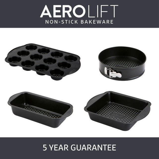 Prestige Aerolift 4-piece baking tin set, imported from the UK