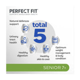 Perfect Fit Senior Dry Cat Food Chicken 750g, imported from the UK