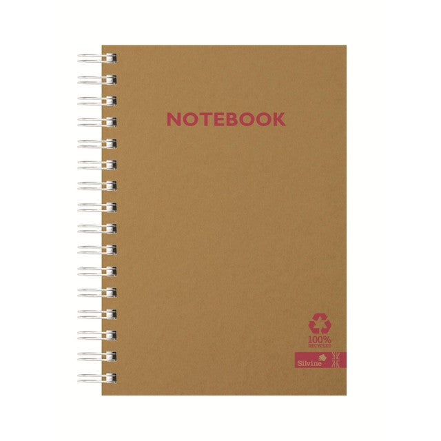 Silvine A5 recycled notebook kraft cover (British brand)