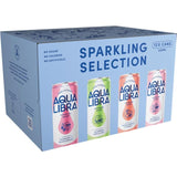 Aqua Libra variety pack flavoured sparkling water 12 x 330ml cans - British product