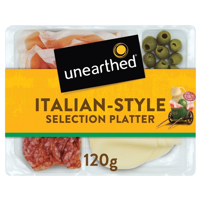 Unearthed Italian antipasti selection platter - British product