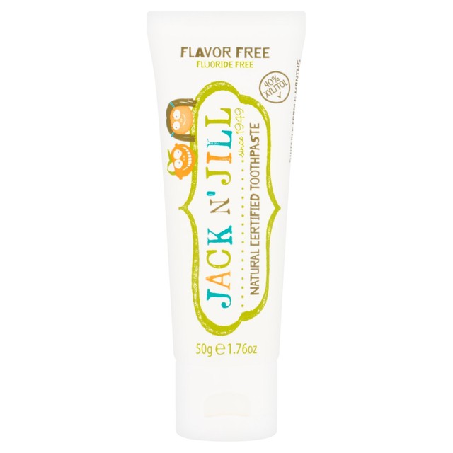 Jack N' Jill Natural Toothpaste Flavour Free 50g, UK version