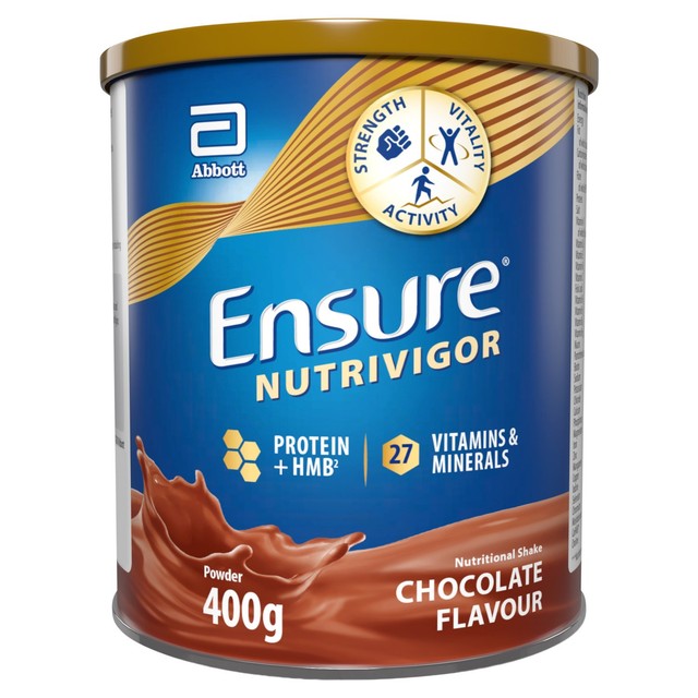 Ensure NutriVigor chocolate flavour nutritional shake 400g - British product
