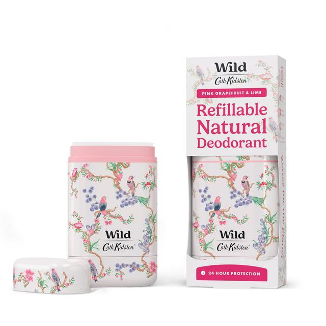 Wild Pink Grapefruit Lime Refillable Natural Deodorant 40g