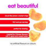 Itsu hoisin prawn crackers sharing bag, UK version