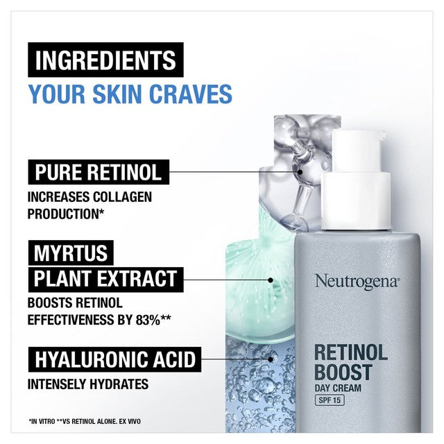 Neutrogena Retinol Boost day cream 50ml, imported from the UK
