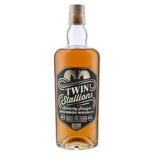 M&S Twin Stallions Kentucky straight bourbon whiskey 700ml (British brand)