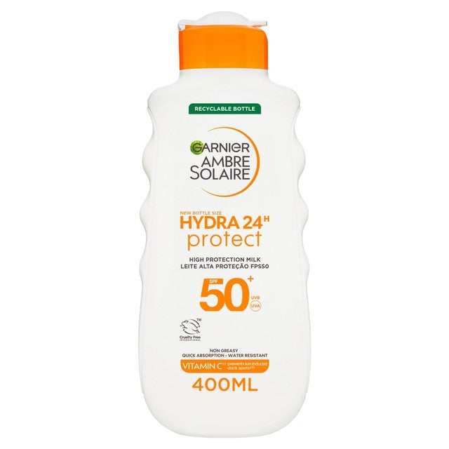 Garnier Ambre Solaire sun lotion SPF50, imported from the UK
