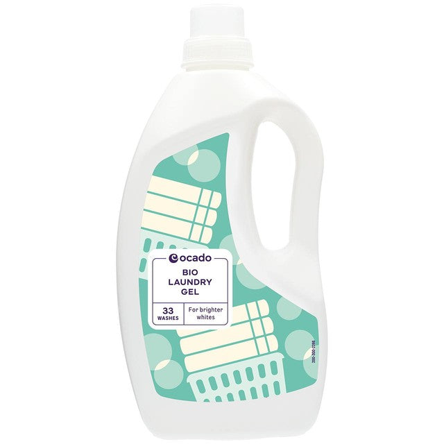 Ocado bio laundry gel 1L, imported from the UK