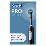 Oral-B Pro 1 Cross Action Black electric toothbrush, imported from the UK