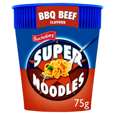 Batchelors Super Noodles BBQ Beef Flavour Instant Noodle Pot 75g