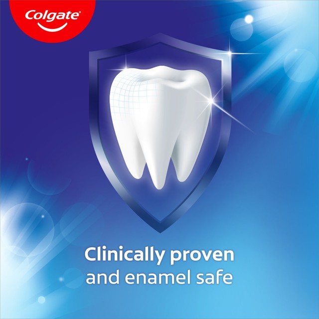 Colgate Advanced White whitening toothpaste pump 100ml - British product
