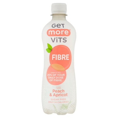 M&S Get More Vits Peach & Apricot Sugar-Free Flavoured Fibre Water 500ml- Buy online at McGrocer