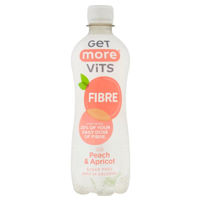 Get More Vits peach & apricot flavoured fibre water 500ml, UK version