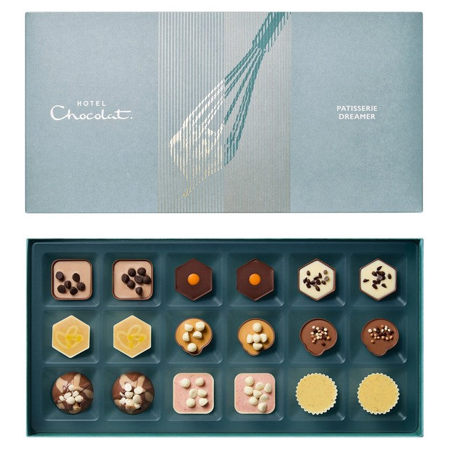 Hotel Chocolat Patisserie Dreamer chocolate box 18 chocolates, UK version