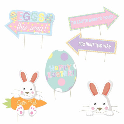 Amscan Easter Egg Hunt Signs Easter Decoration