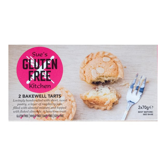 The Gluten Free Kitchen Bakewell tarts 2 x 70g, UK version
