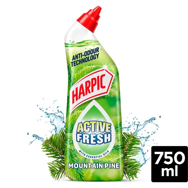Harpic Active Fresh Pine toilet cleaner gel 750ml, UK version