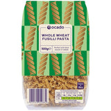 Ocado whole wheat fusilli pasta 500g, imported from the UK