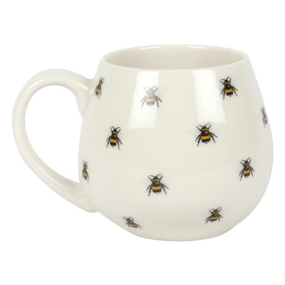 M&S Something Different Bee Print Rounded Ceramic Mug- Buy online at McGrocer