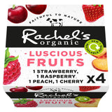 Rachel's Organic Luscious Fruits Yogurt 4x110g, imported from the UK