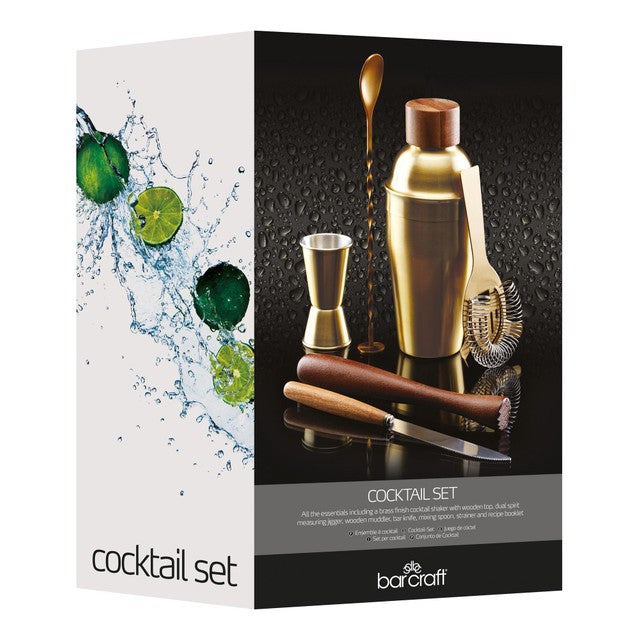 BarCraft six piece cocktail set - British product