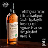 Barcelo Organic Dominican Rum, UK version